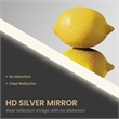 Beijing 24 in. W x 40 in. H Rectangular Acrylic Frameless LED Bathroom Mirror