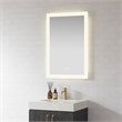 Beijing 24 in. W x 40 in. H Rectangular Acrylic Frameless LED Bathroom Mirror