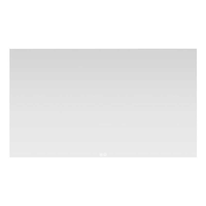 Beijing 48 in. W x 32 in. H Rectangular Acrylic Frameless LED Bathroom Mirror
