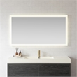 Beijing 60 in. W x 32 in. H Rectangular Acrylic Frameless LED Bathroom Mirror