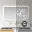 Beijing 60 in. W x 32 in. H Rectangular Acrylic Frameless LED Bathroom Mirror