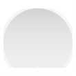 Moscow 32 in. W x 32 in. H Circular Aluminum Frameless LED Bathroom Mirror