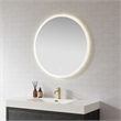 Moscow 36 in. W x 36 in. H Circular Aluminum Frameless LED Bathroom Mirror