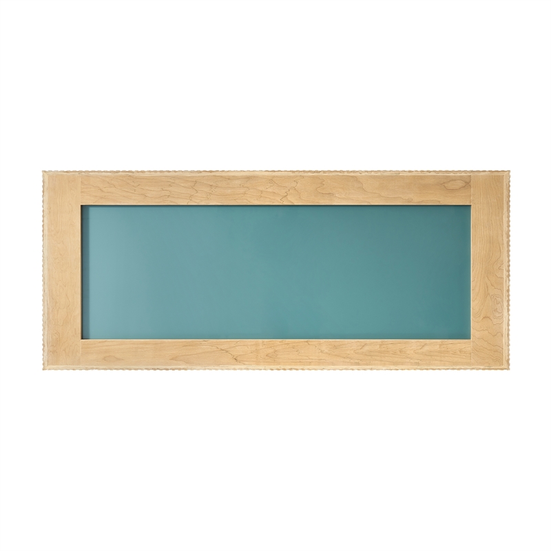 Osaka 72 in. W x 31.9 in. H Wood Framed Bathroom Art Mirror in Washed Ash Grey