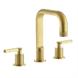 Vinnova New York Widespread Brushed Gold Bathroom Basin Sink Faucet
