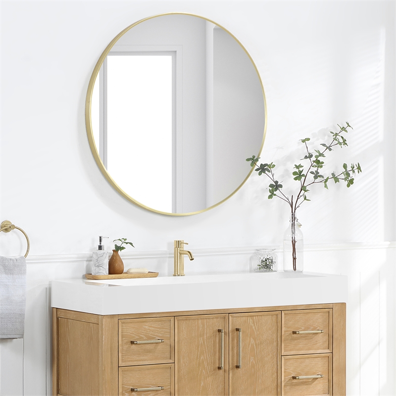 Vera 47.4 in. Rectangular White Composite Granite Stone Console Bathroom Sink