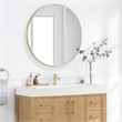 Vera 47.4 in. Rectangular White Composite Granite Stone Console Bathroom Sink