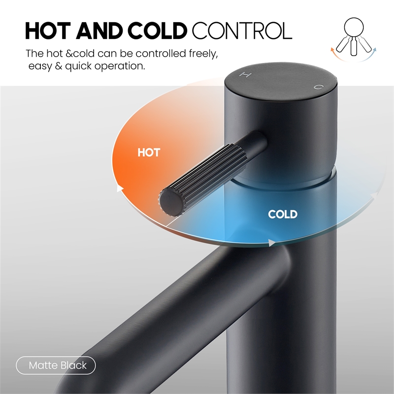 Mexico Single High Handle Hole Lever Vessel Matte Black Bathroom Faucet