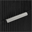 Santarem 21.7in. Solid Wood Storage Cabinet in Oak Weathered Black