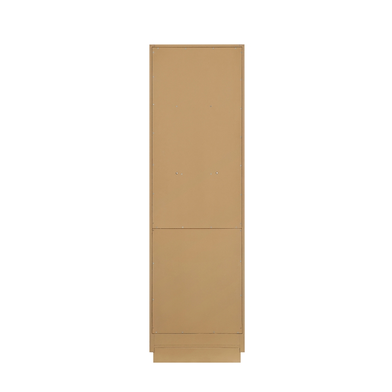 Santarem 21.7in. Solid Wood Storage Cabinet in Washed Ash Grey
