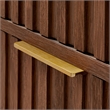 Shenzhen 21.7in. Solid Wood Storage Cabinet in Aged Dark Brown Oak