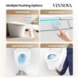 Zarautz Elongated Smart Bidet Toilet with Clean Foam Shield Splash Proof
