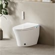 Zarautz Elongated Smart Bidet Toilet with Clean Foam Shield Splash Proof