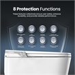 Yecla Smart Bidet Toilet with Heated Seat/ Dryer & Foot/Remote Flush