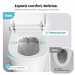 Yecla Smart Bidet Toilet with Heated Seat/ Dryer & Foot/Remote Flush