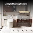 Vittuone Elongated Smart Bidet Toilet with Uv Sterilization/Aroma Diffuser