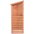 Leisure Season Combination Firewood and Storage Shed  in Medium Brown