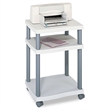 Safco Deskside Wave Printer Stand in Gray