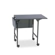 Safco Machine Stand with Drop Leaves in Black