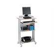 Safco MÜV Standing Wood Workstation in Gray