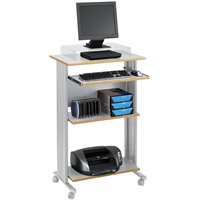 Safco Products Muv Stand-up Workstation Cherry 1923CY
