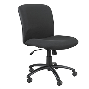 Safco Uber Big and Tall Mid Back Task Office Chair in Black