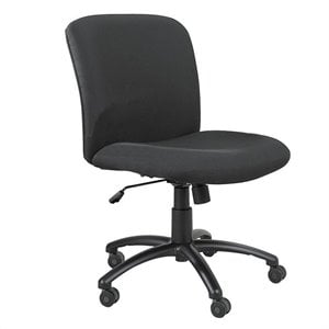 safco uber big and tall mid back task office chair in black