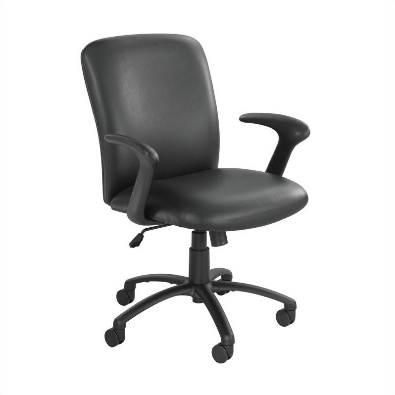 Safco Uber Big and Tall High Back Task Office Chair in Black Vinyl