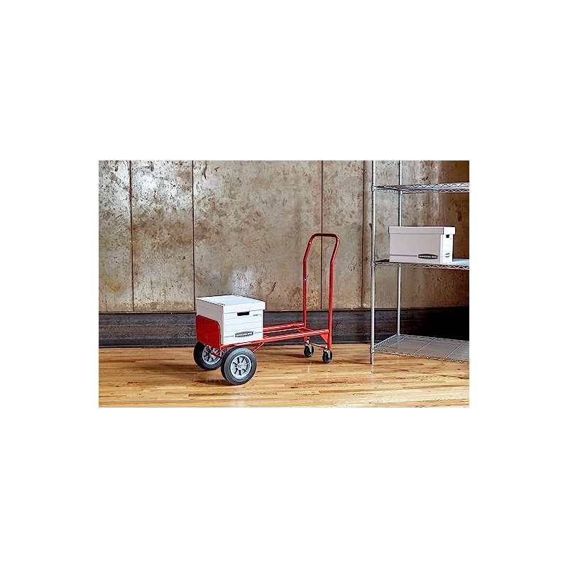 Safco Convertible Heavy-Duty Hand Truck in Red