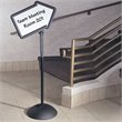 Safco Write Way Directional Arrow Sign Magnetic Dual-Sided Dry Erase Board Black