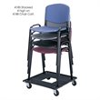 Safco Stacking Chair in Black (Set of 4)