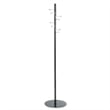 Safco's Steel Spiral Nail Head Standing Coat Rack in Black - 15