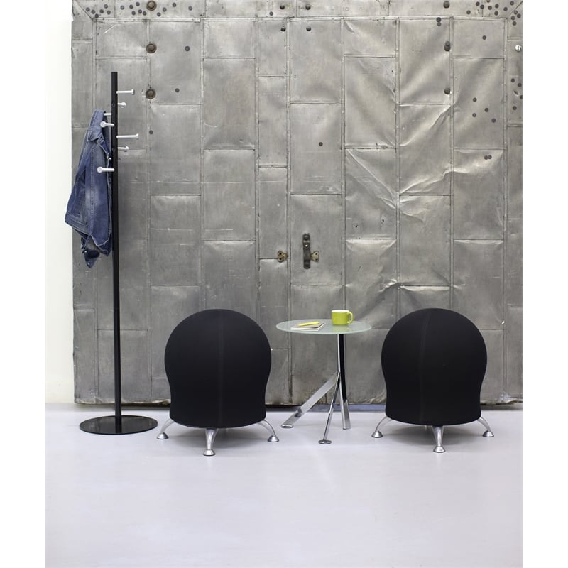 Safco's Steel Spiral Nail Head Standing Coat Rack in Black - 15