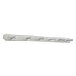 Safco Nail Head 6 Hook Metal Coat Rack Hook in Silver (Set of 6)