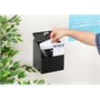 Safco Black Locking Suggestion Box in Black