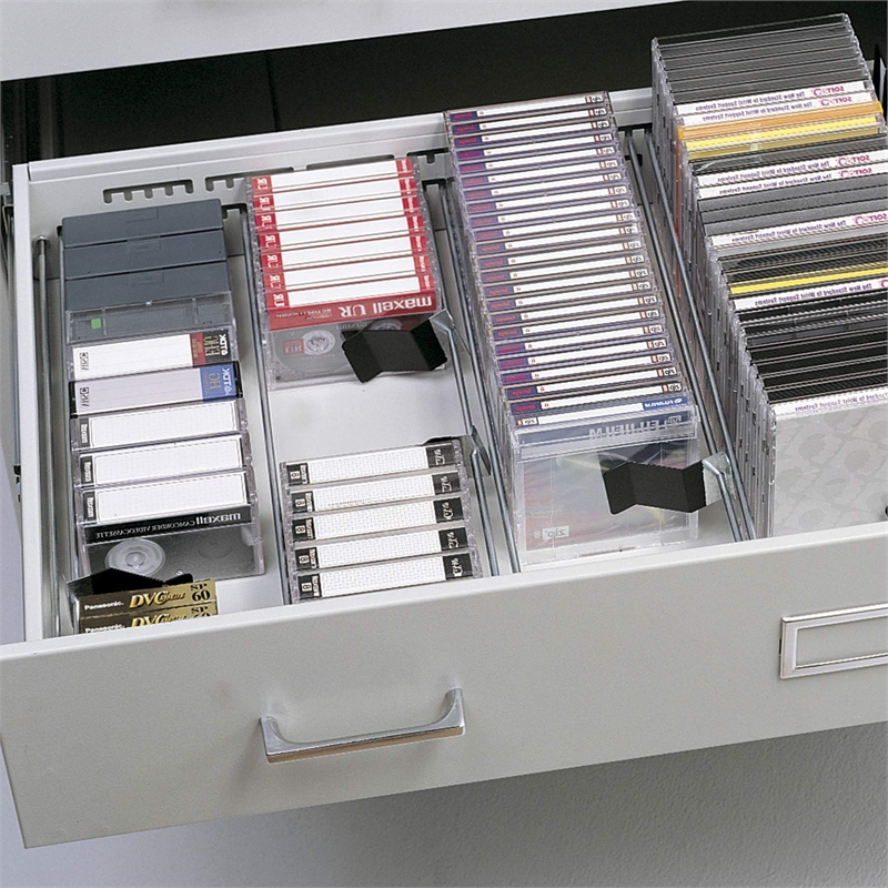 Safco 4-Drawer Audio and Video Microform Cabinet