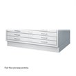 Safco Small Facil Flat File Cabinet Closed Base