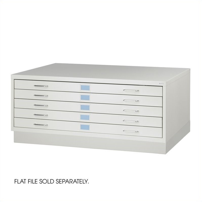 Safco Medium Facil Flat File Cabinet Closed Base