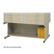 Safco Modern Stainless Steel Flat File Base ONLY in Tropic Sand