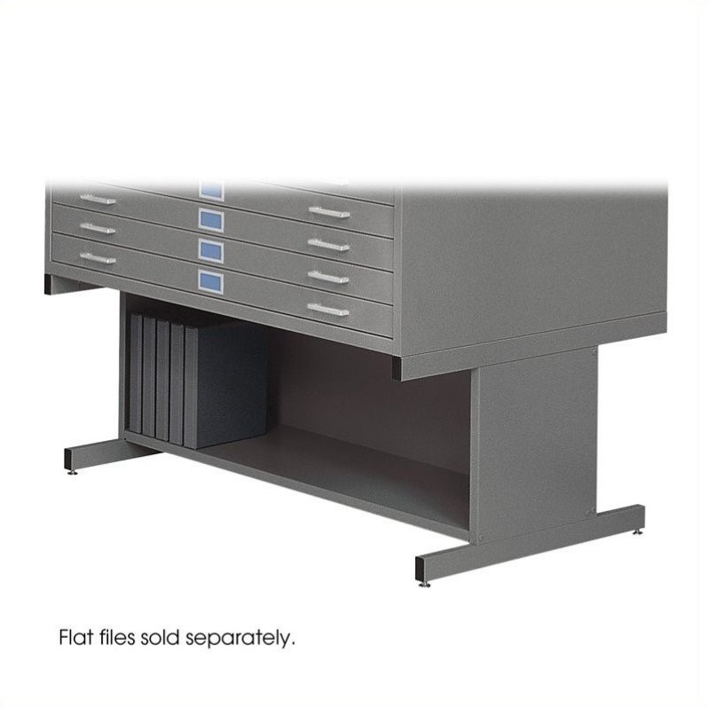 Safco 5 Drawer Metal Flat Files for 36" x 48" Documents in Gray