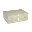 Safco 5 Drawer Metal Flat Files Cabinet for 24