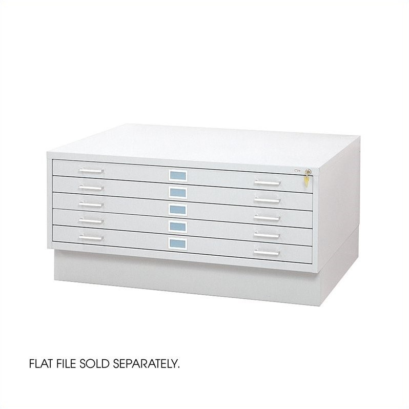 Safco Closed Base in White