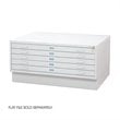 Safco Closed Low Base for 4986 and 4996 Flat File Cabinets in White