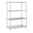 Safco 48&quotx24&quot Industrial Wire Shelving in Gray