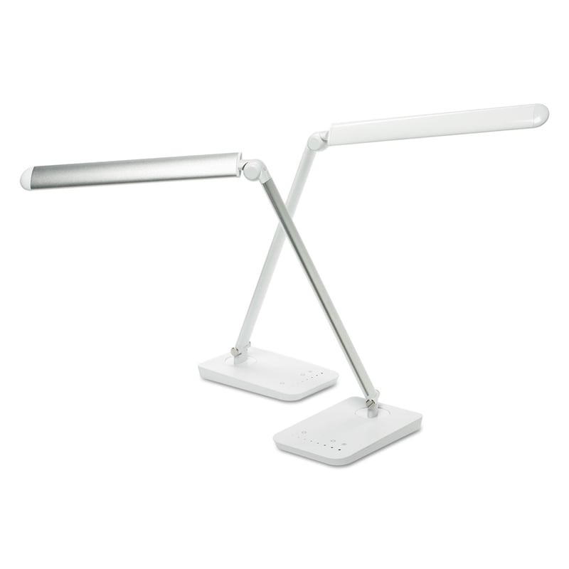 Safco Vamp LED Desk Lamp in Silver