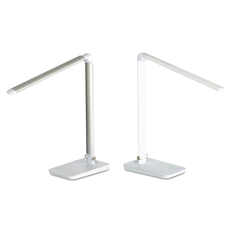 Safco Vamp LED Desk Lamp in Silver