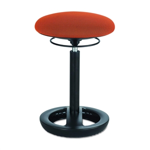 Safco Twixt Active 22&quot Backless Drafting Chair in Orange