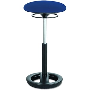 Safco Twixt Active 32&quot Backless Drafting Chair in Blue