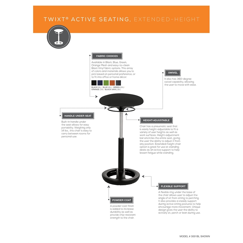 Safco Twixt Active 32