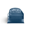Safco Onyx Steel Metal Desk Organizer in Blue Finish